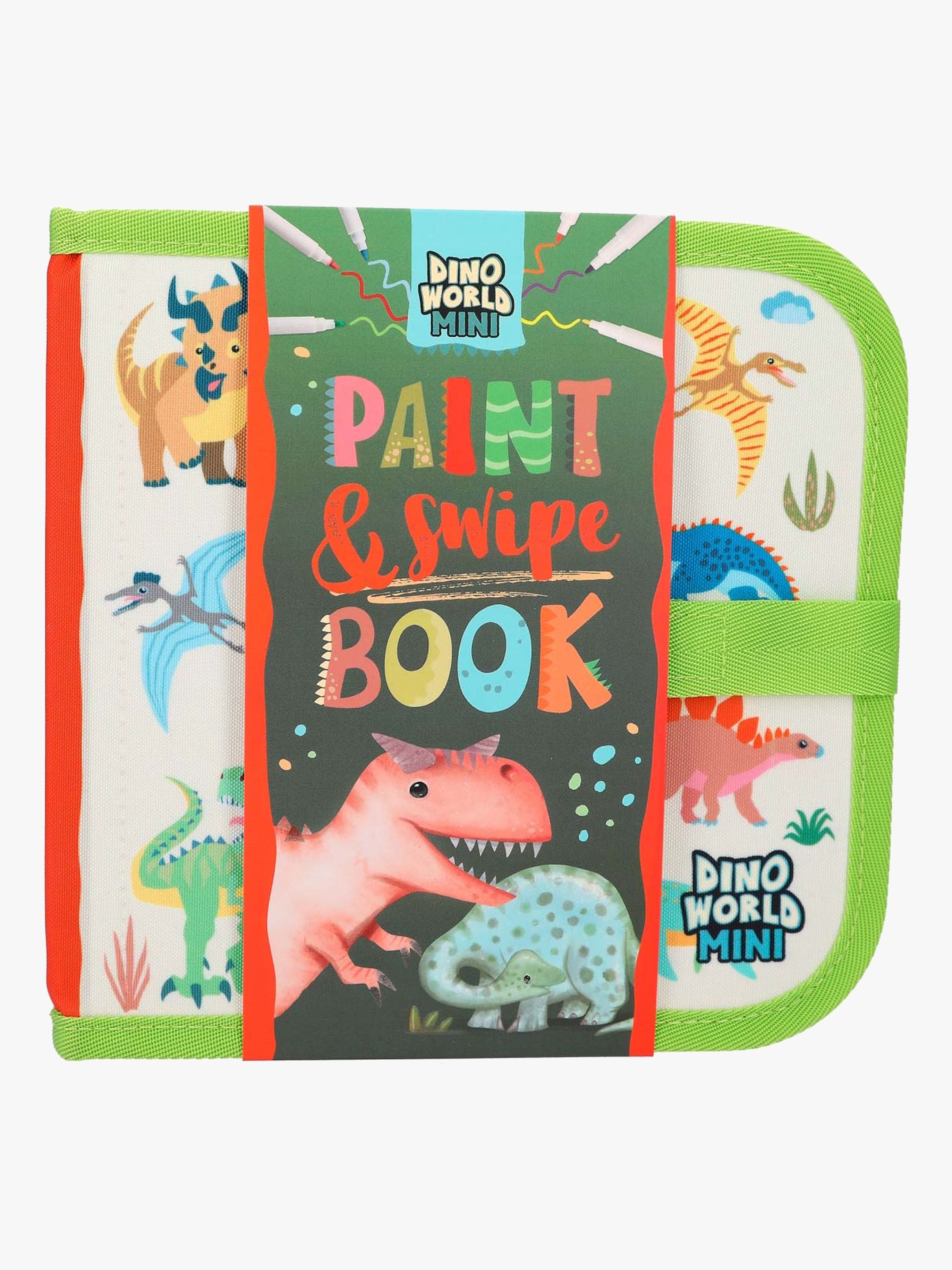 DinoWorld Målarbok Måla och Sudda