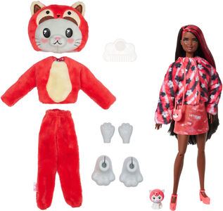 Barbie Cutie Reveal Docka Animal Series Röd Panda