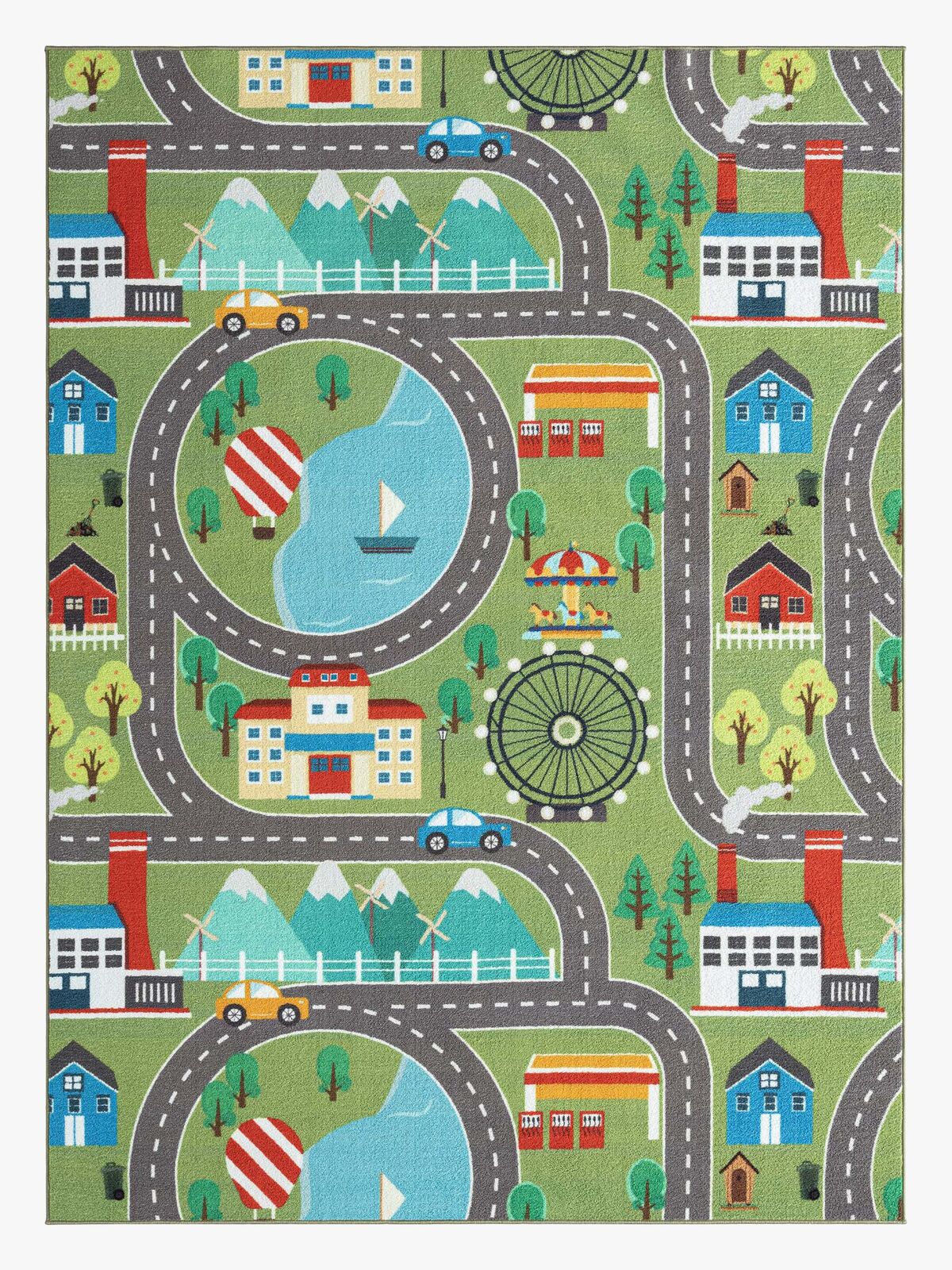 KMCarpets Vägmatta 120x160 cm, Grön