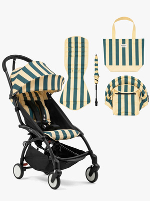 Stokke YOYO 3 Sittvagn 6+ inkl. Riviera Summer Kit, Monaco/Black