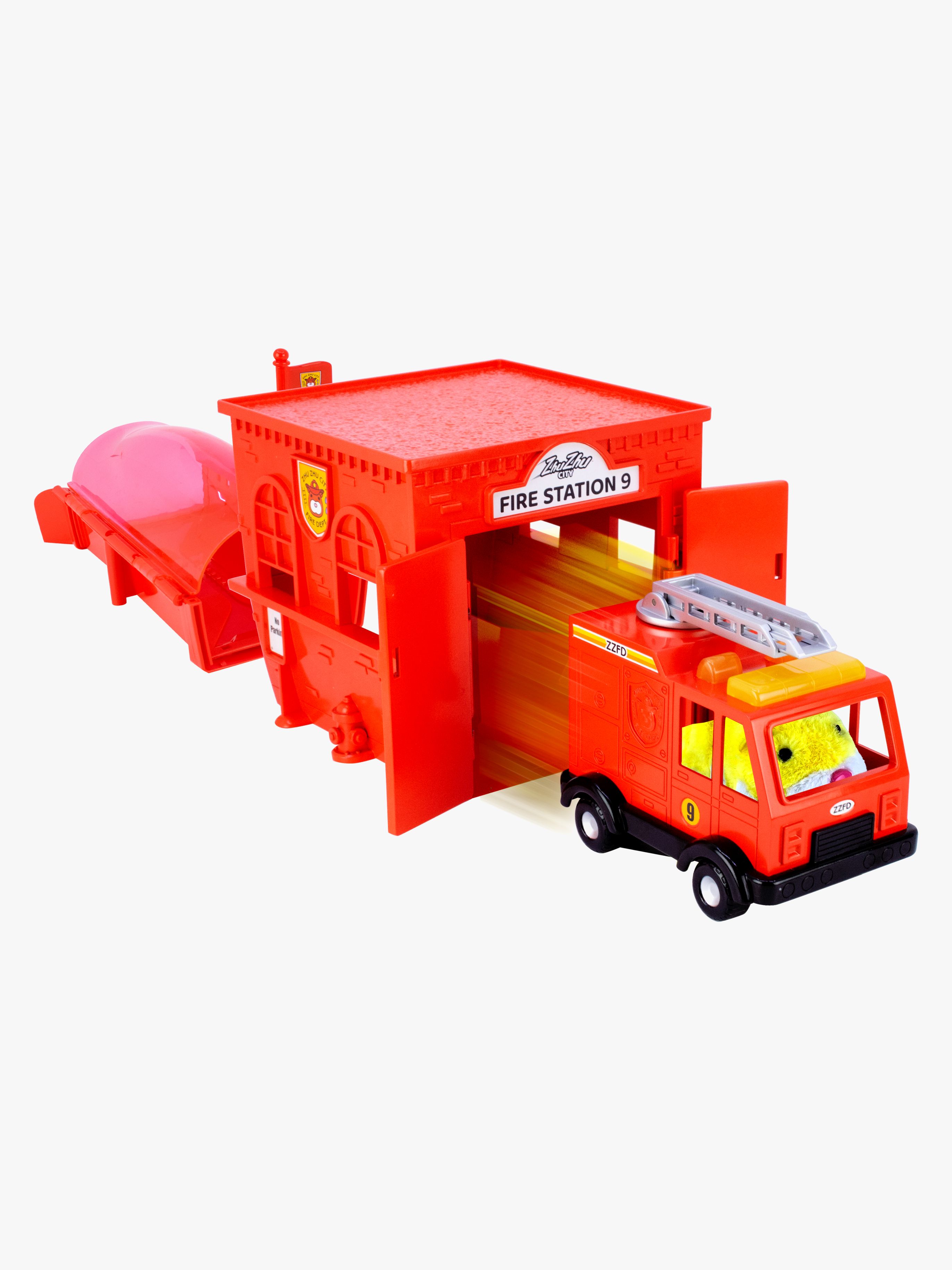 Zhu Zhu City Hamster Brandbil Lekset