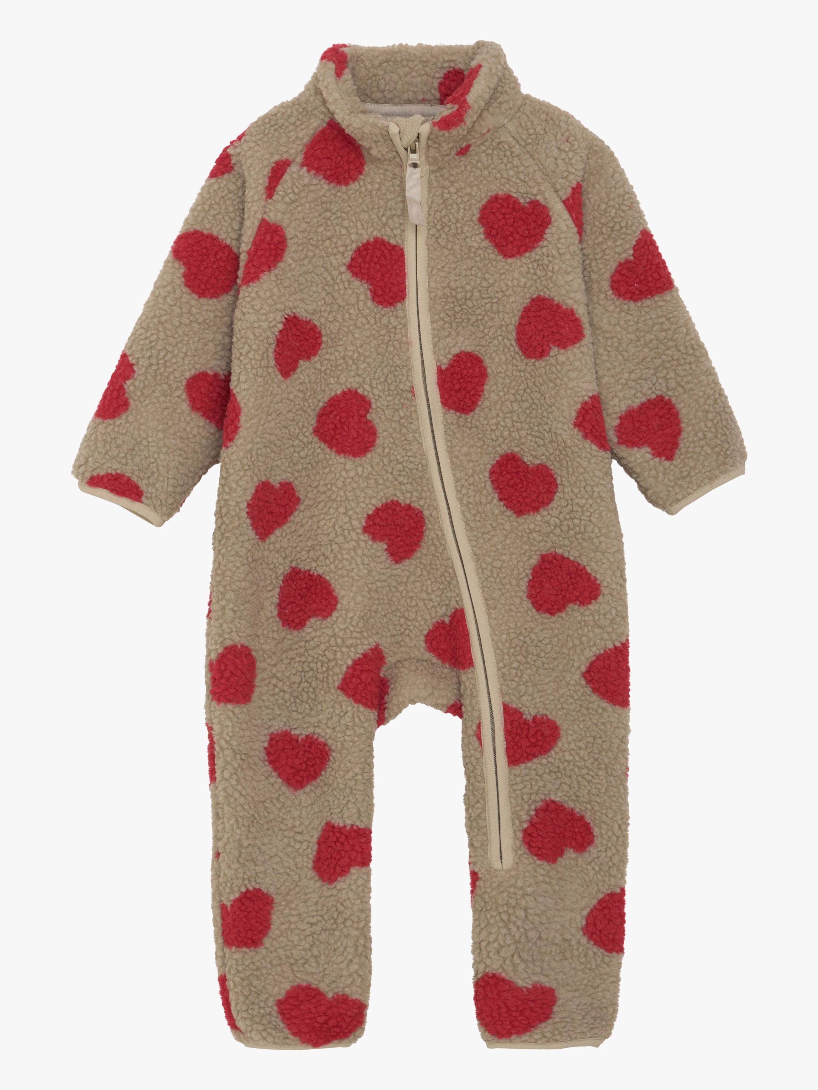 CeLaVi Teddy Fleeceoverall, Cayenne, 80