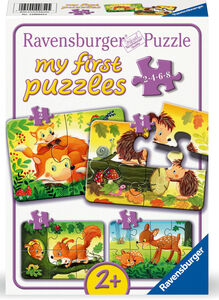 Ravensburger My First Puzzles Forest Animal Fun Pussel 4-i-1