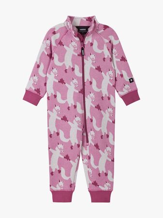 Reima Myytti Fleeceoverall, Mauve Pink