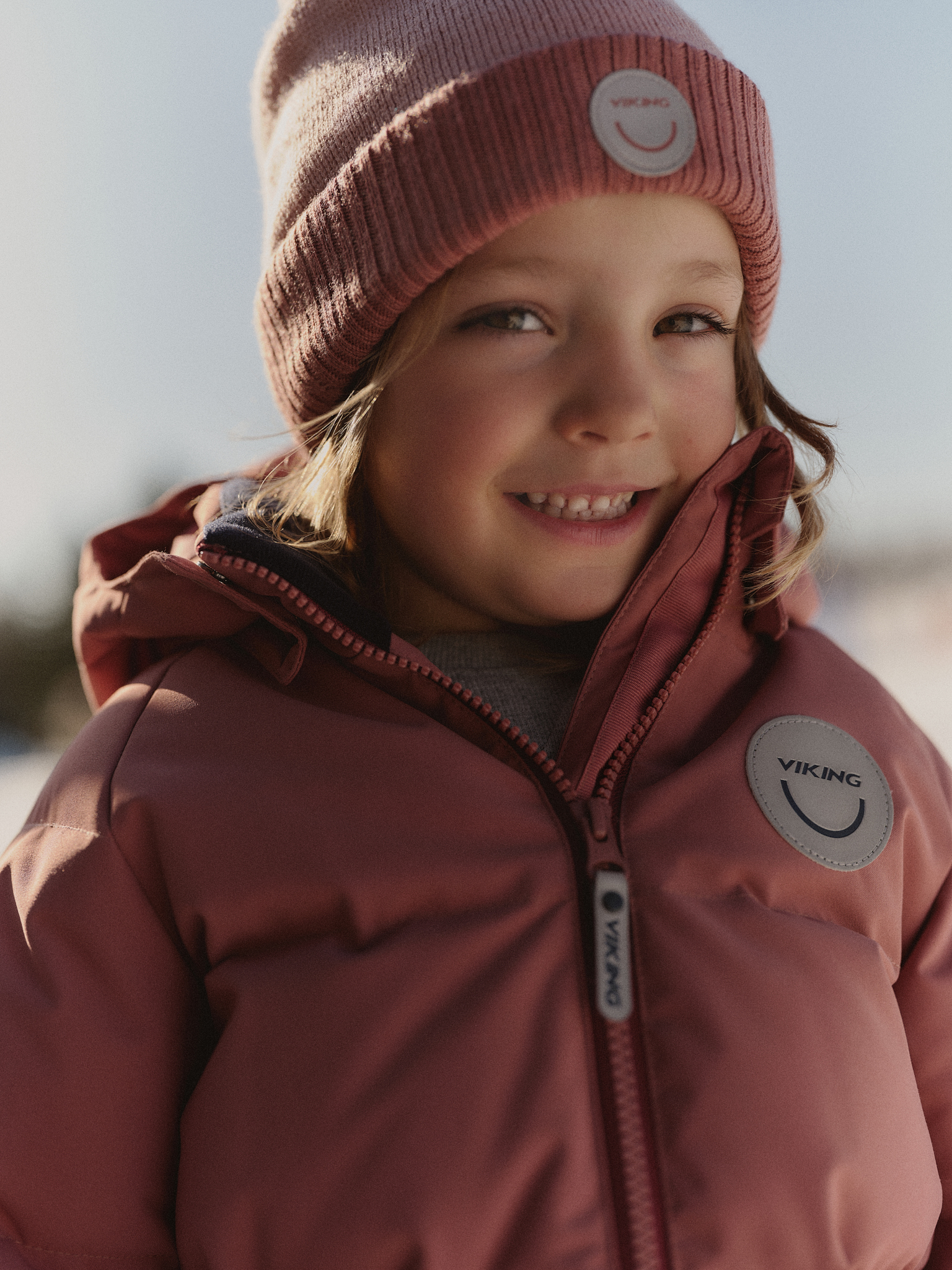 Viking Toasty Pom Pom Mössa Merinoull, Rosa, 50-52