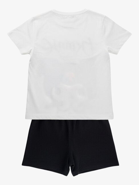 Hello Kitty Kuromi T-shirt & Shorts Set, Vit
