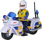 Brandman Sam Polismotorcykel Med Figur