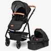 Lionelo Amber 2-in-1 Duovagn, Grey Graphite
