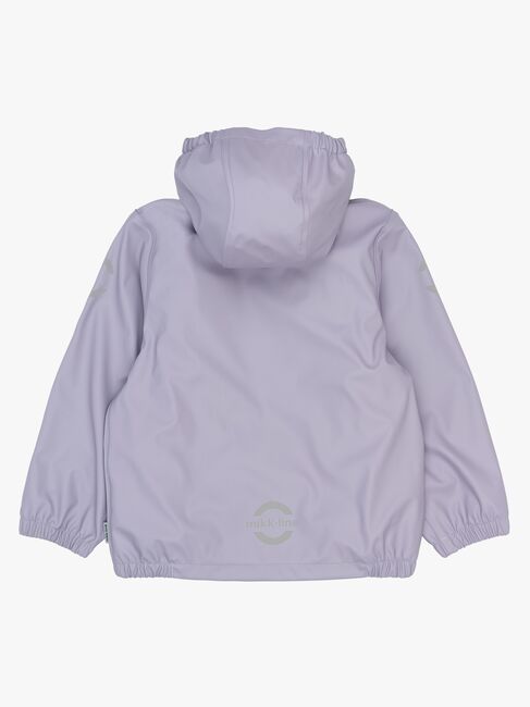 Mikk-Line Regnställ med Hängslen, Lavender Gray