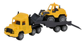 Plasto Lastbilstrailer med frontlastare på hjul 47 cm