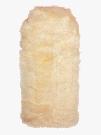 Bozz Sittdyna Lammskinn Långhårig, White