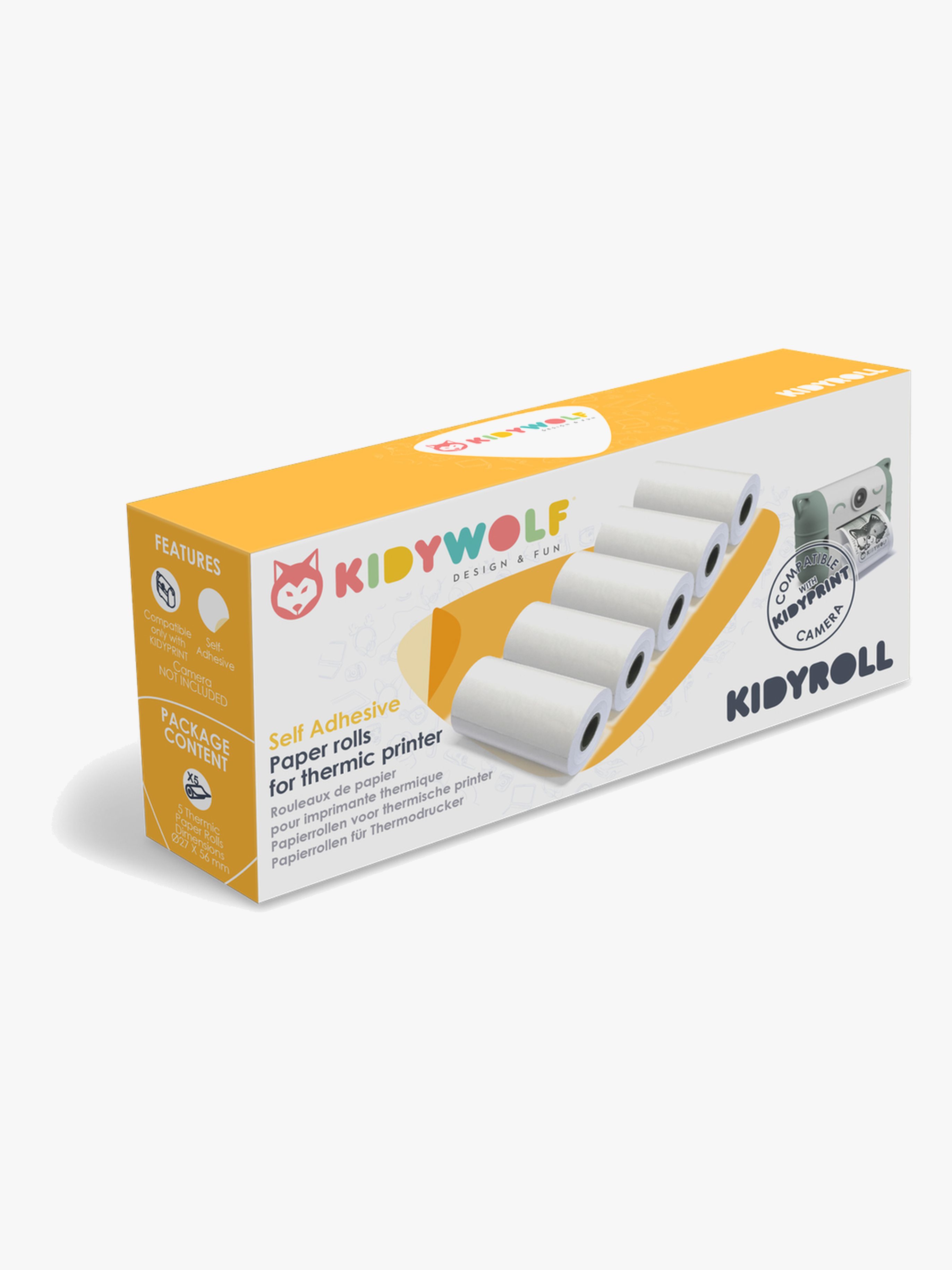 Kidywolf Självhäftande Kamerapapper Till Instantkamera