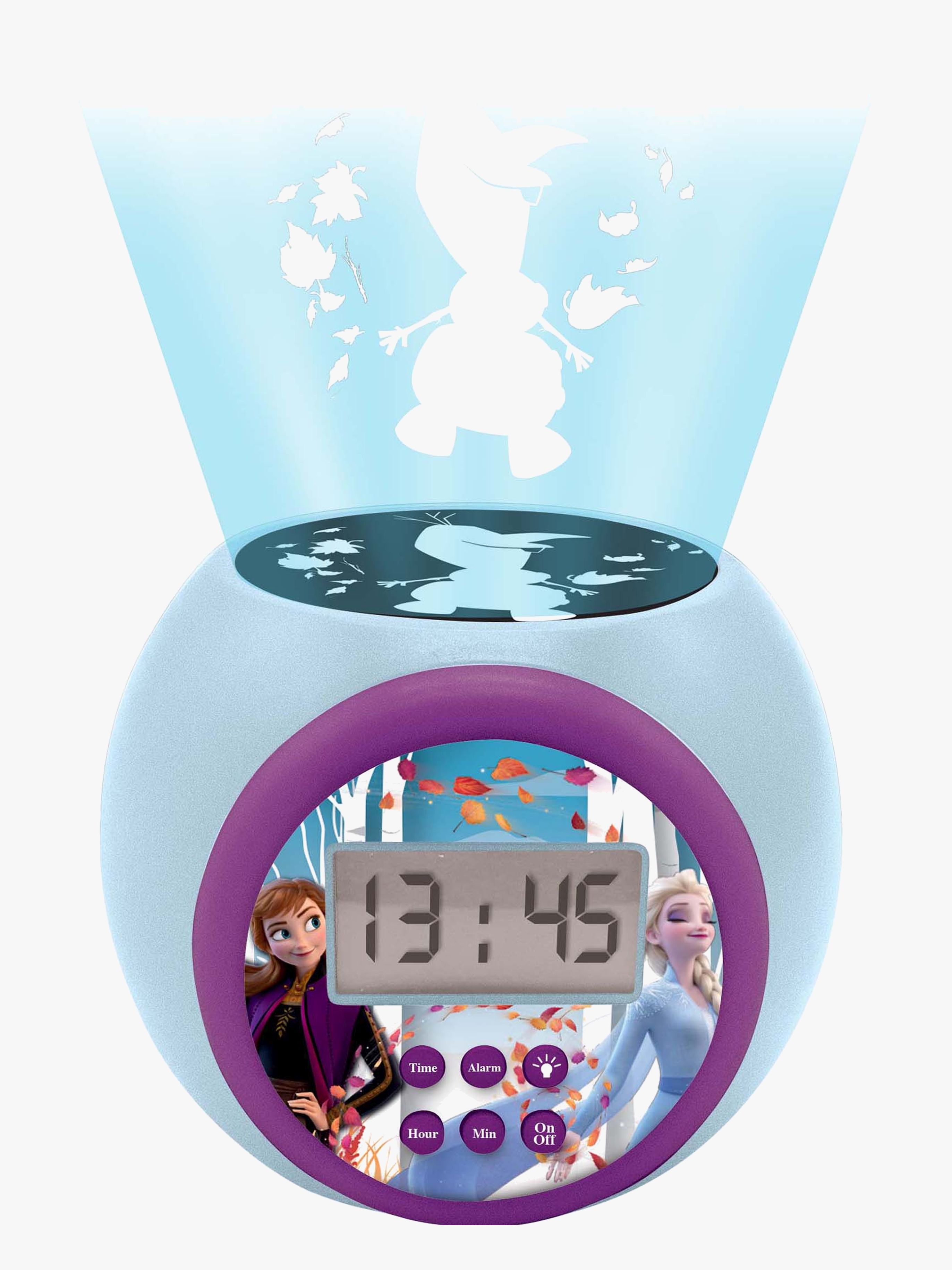 Disney Frozen Projector Väckarklocka Blå