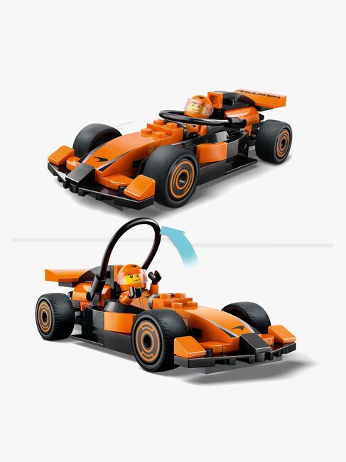 LEGO City 60442 F1 förare med McLaren racerbil