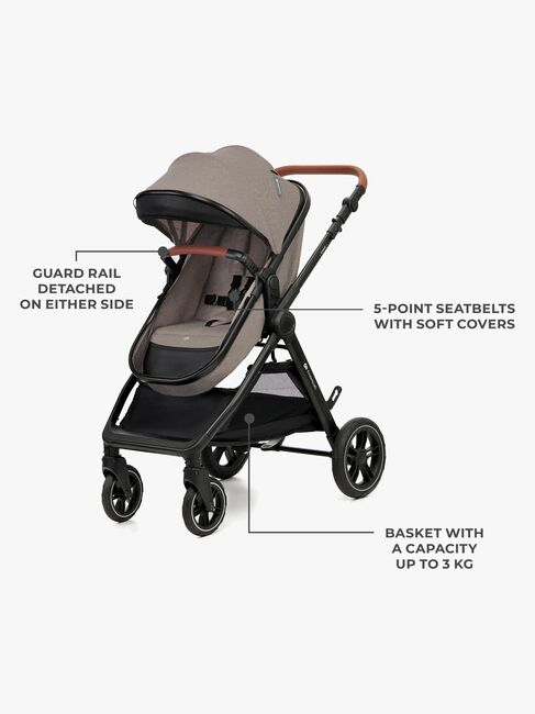Kinderkraft ESME PRO 3-in-1 Duovagn Travelsystem, Sand Beige