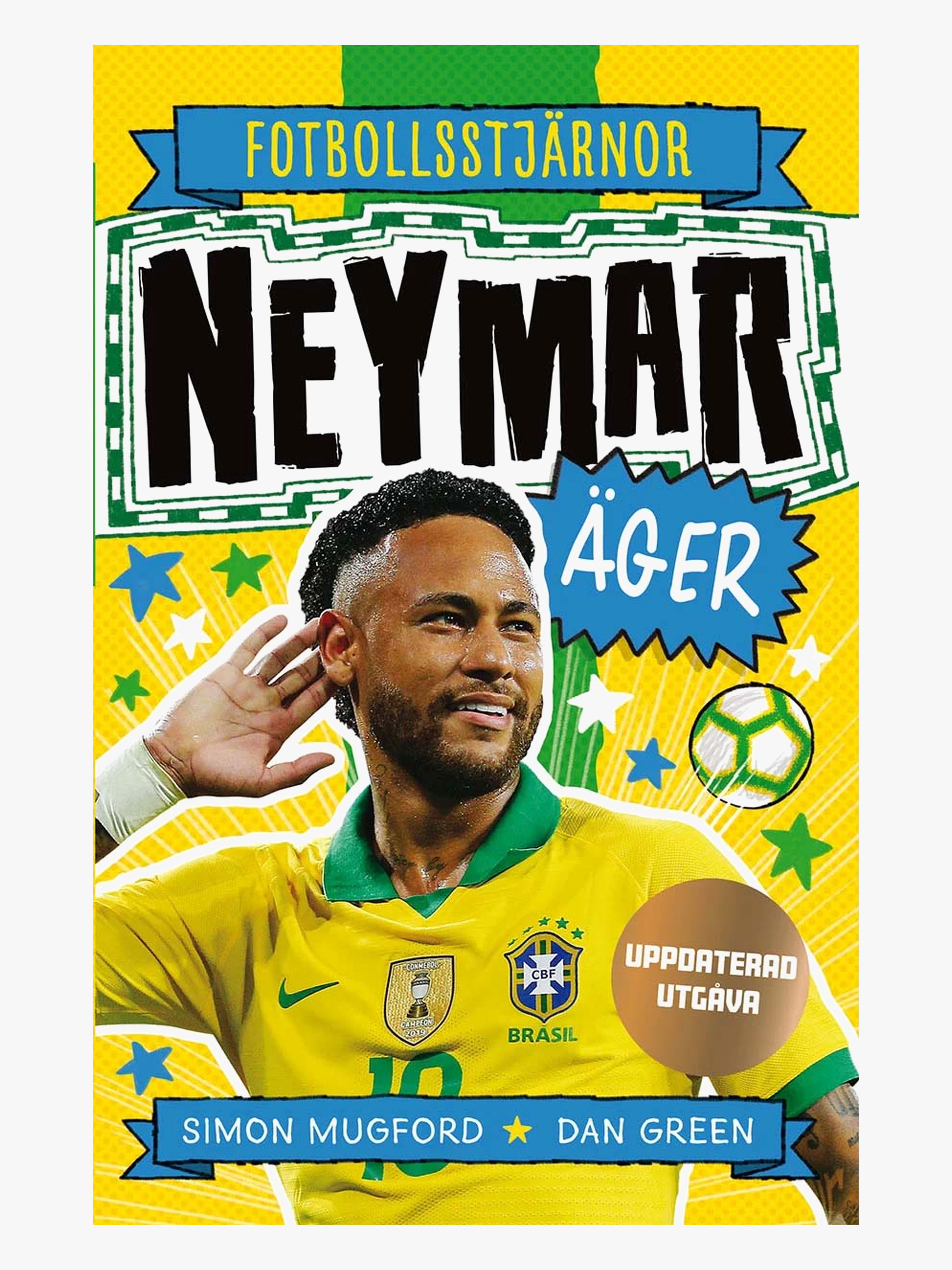 Fotbollsstjärnor Bok Neymar Äger