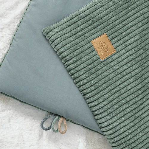 MeowBaby Aesthetic Babyfilt Winter, Olive Green