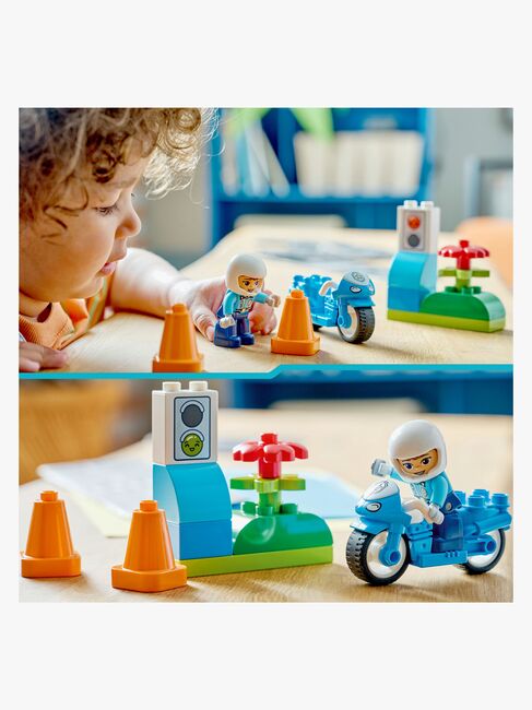 LEGO DUPLO Town 10471 Blå polismotorcykel
