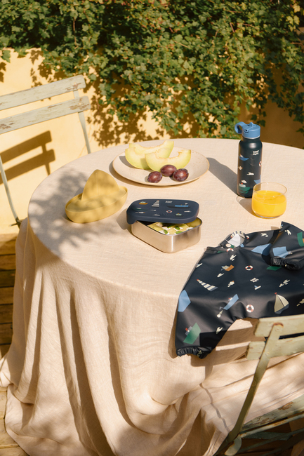 LIEWOOD Merle Cape Haklapp med Tryck, Sailing/Classic navy