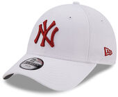 NewEra League Essential 9Forty Baseballkeps, White/red