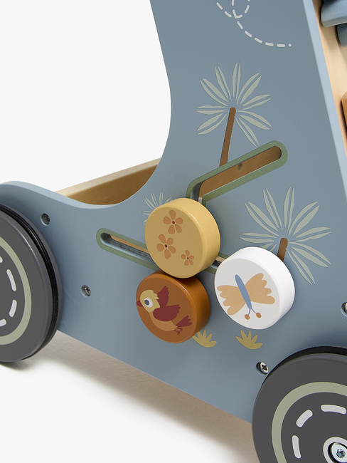 Alice & Fox Lära-gå-vagn Safari, Blå