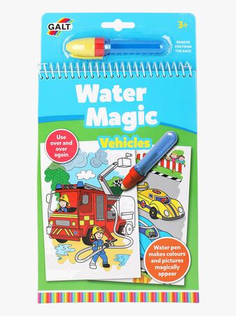 Galt Målarbok Water Magic Fordon