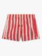 Swim Essentials Badshorts, Lobster Stripe Beige/Red