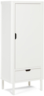 Sebra Garderob Single Door, Classic White