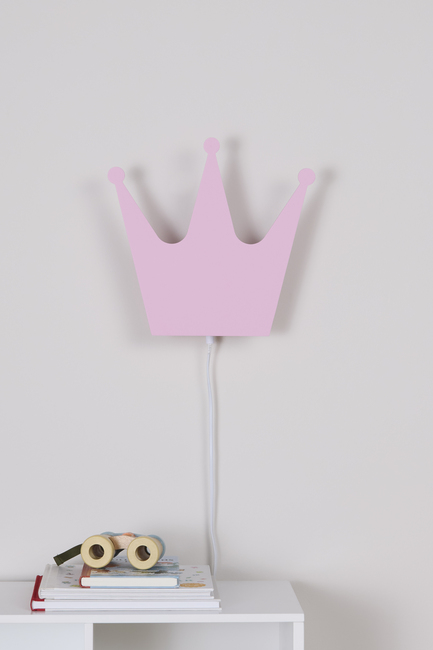 Cloudberry Castle Vägglampa Krona, Rosa