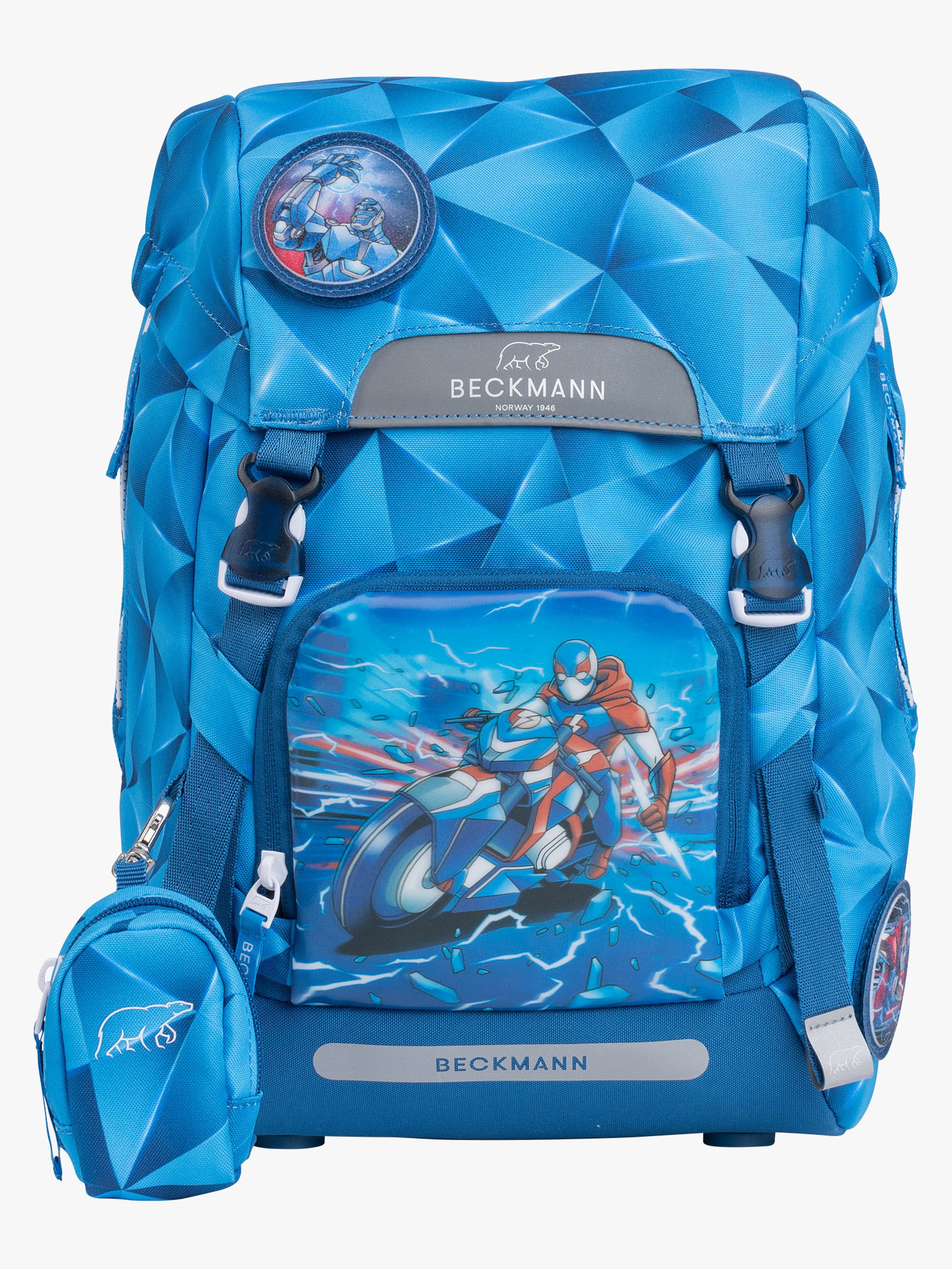Beckmann Classic Ryggsäck 22L, Blue Lightning