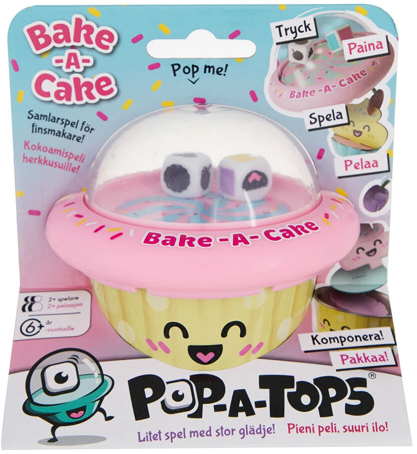 POP-A-TOPS POPATOPS Cupcakes Barnspel Rosa