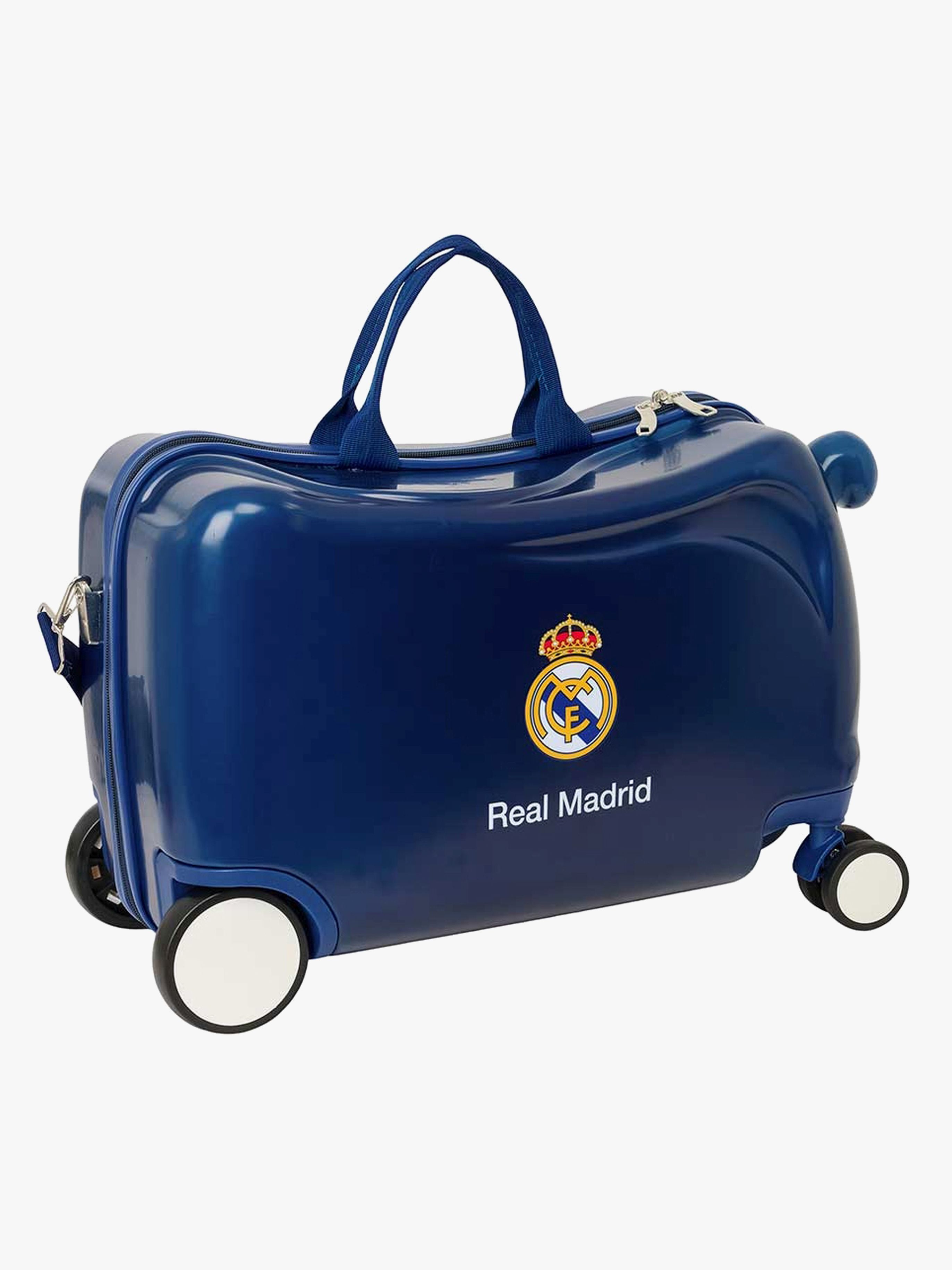 Real Madrid Ride On Resväska 25L, Vit/Blå
