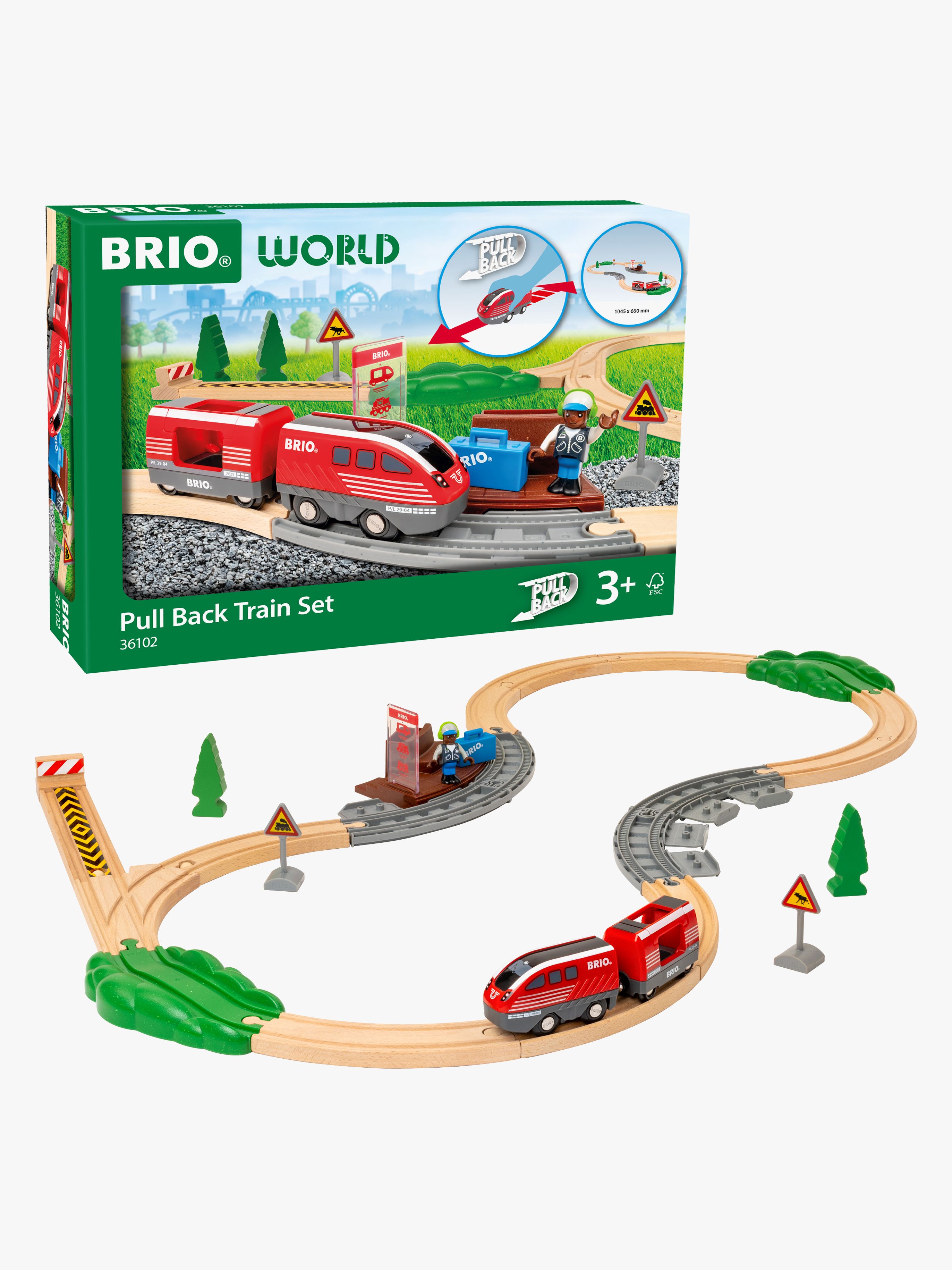 BRIO World 36102 Tågbana Pull Back