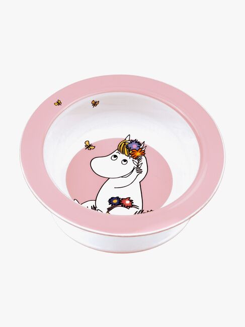 Mumin Äng Tallrik med Sugpropp, Rosa