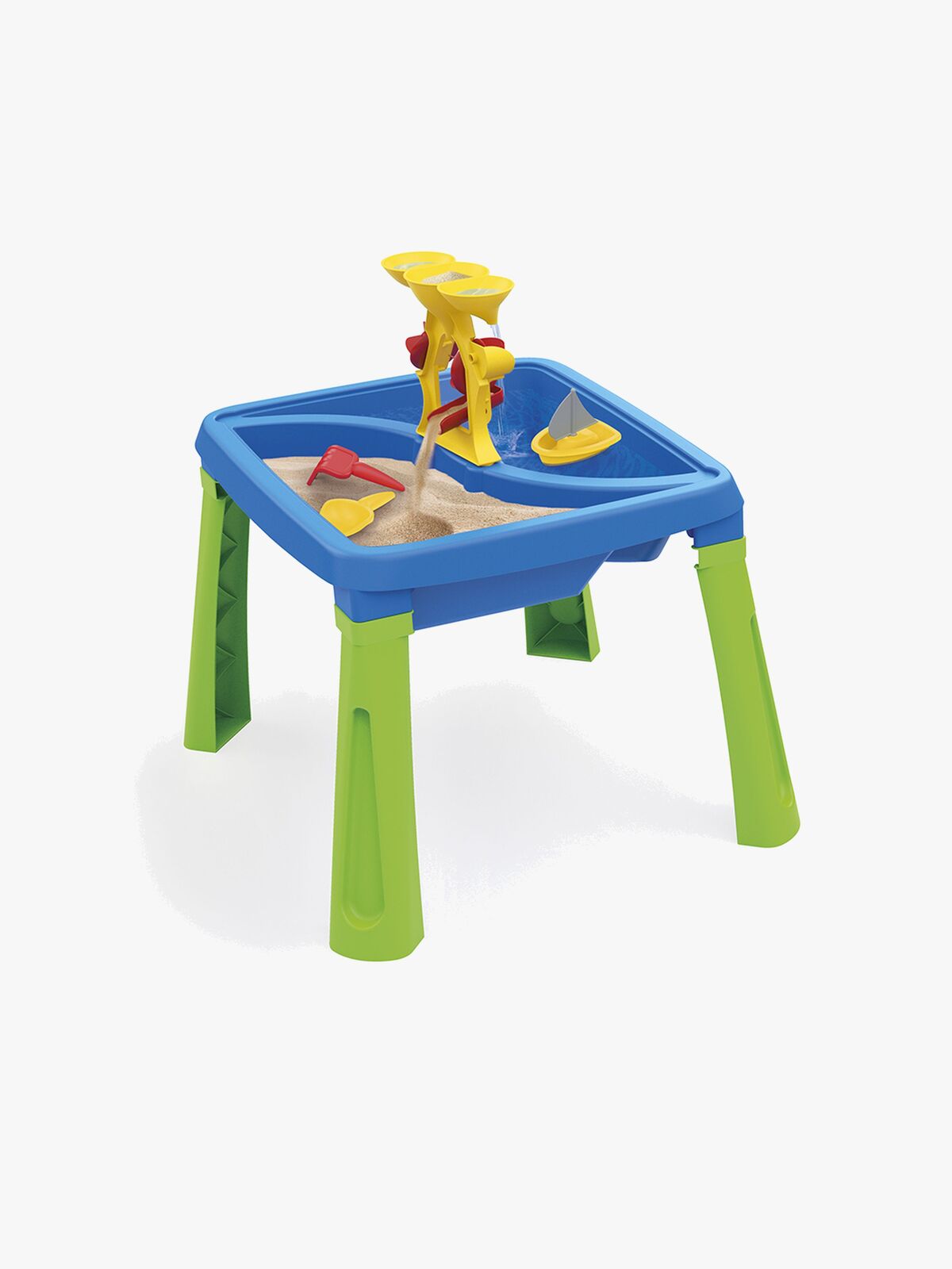 DOLU Sand, Water & Creativity 3-i-1 Lekbord, Blå/Grön