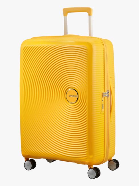 American Tourister Soundbox Spinner Resväska 71.5L, Golden Yellow