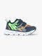 Leaf Skalka Blinkande Sneakers, Navy/Lime