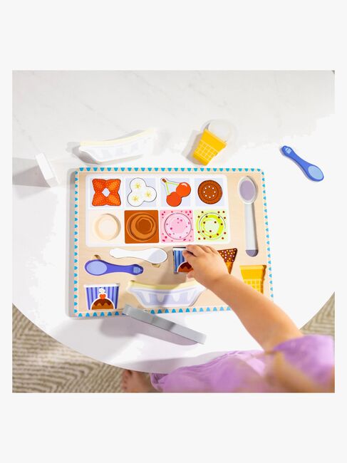 Melissa & Doug Magnetiskt Pussel & Lekset Glass 16 Bitar