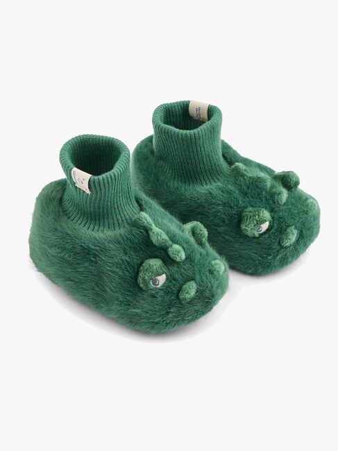 LIEWOOD Beth Crocodile Plush Inneskor, Garden green