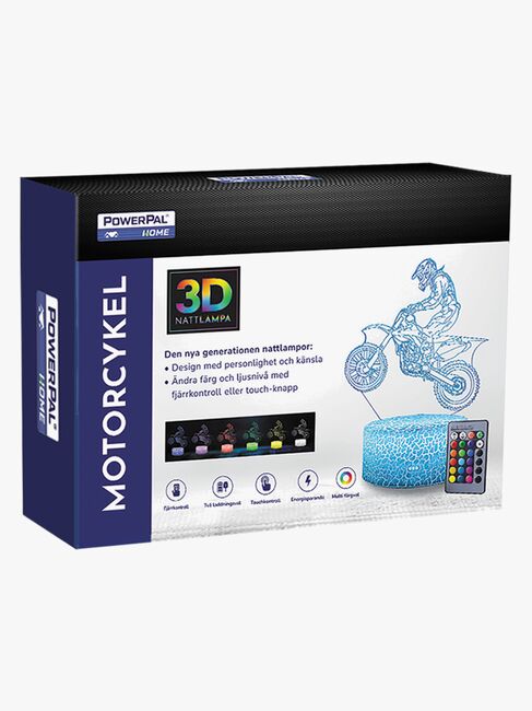 Powerpal 3D-Nattlampa, Motorcykel