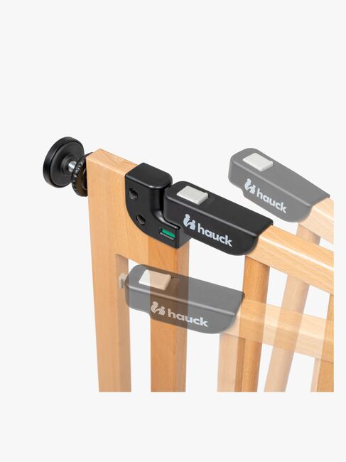 Hauck Clear Step Easyclose Skruvgrind, Eco Beech