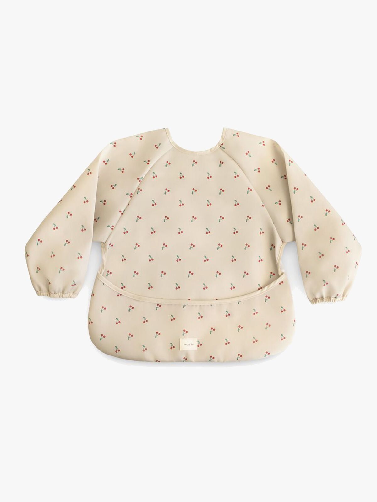 Mushie  Långärmad Haklapp, Cherries