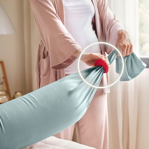 bbhugme Gravid- och Amningskudde, Eucalyptus