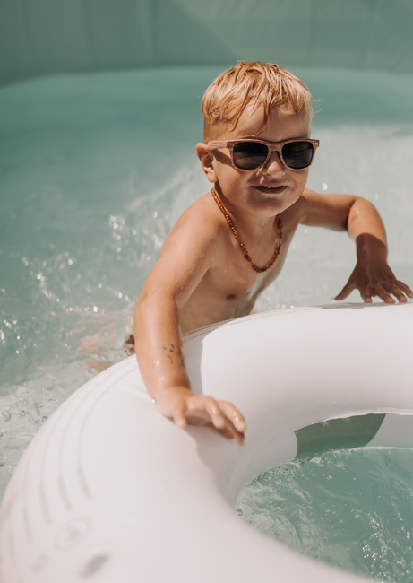 Swim Essentials Badring, Essence Green/White