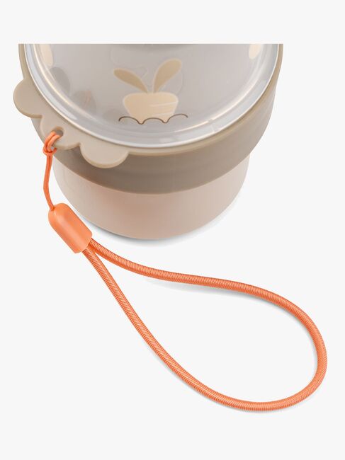 Done By Deer Birdee To Go Two-Way Snacksbehållare, Sand