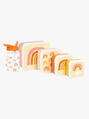A Little Lovely Company Snack Box & Flaska, Rainbows