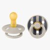 BIBS Studio Colour Block Napp 2-Pack Latex Stl 2, Sand Mix