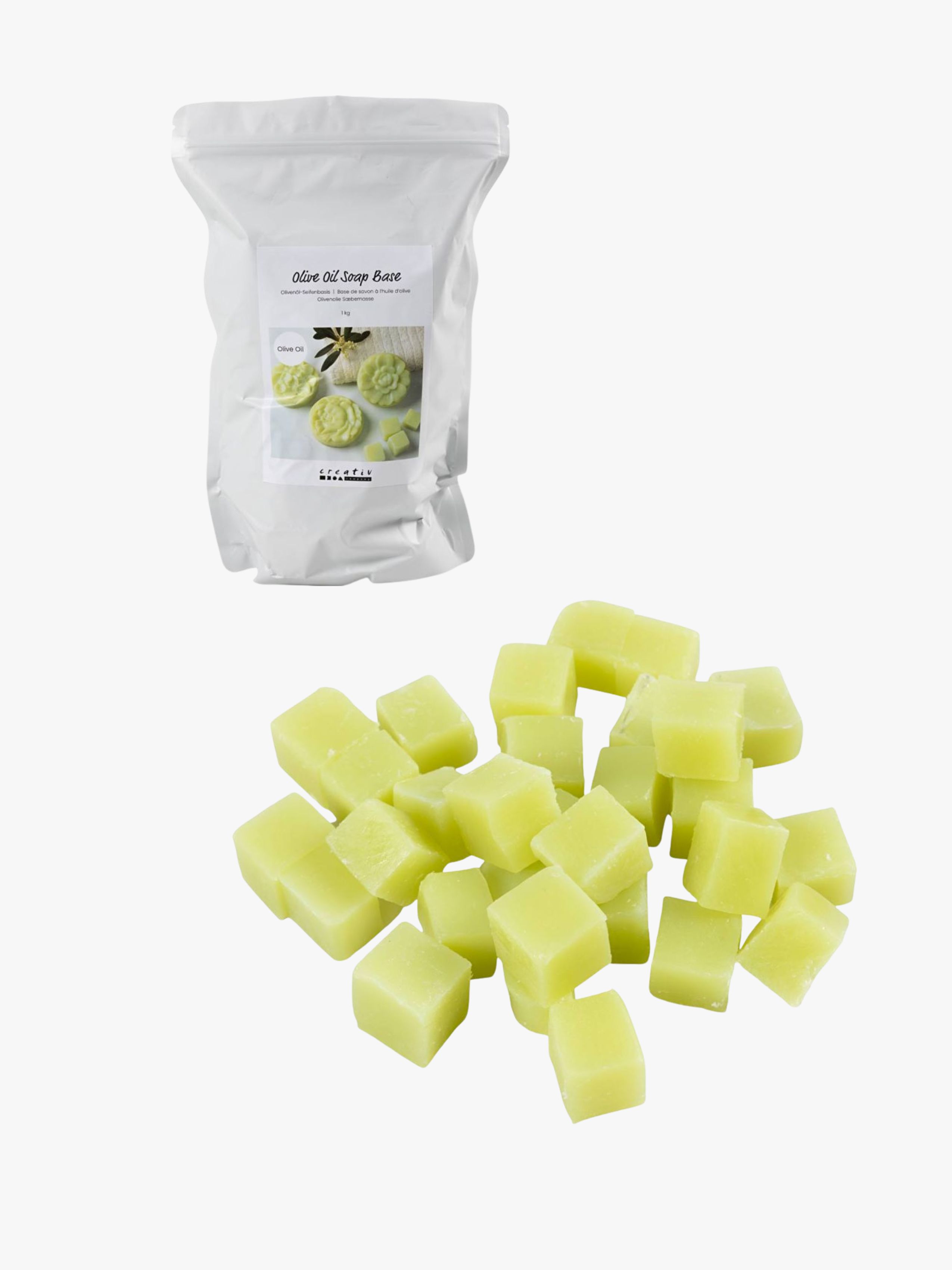 Creativ Company Tvålmassa Oliv 1000g