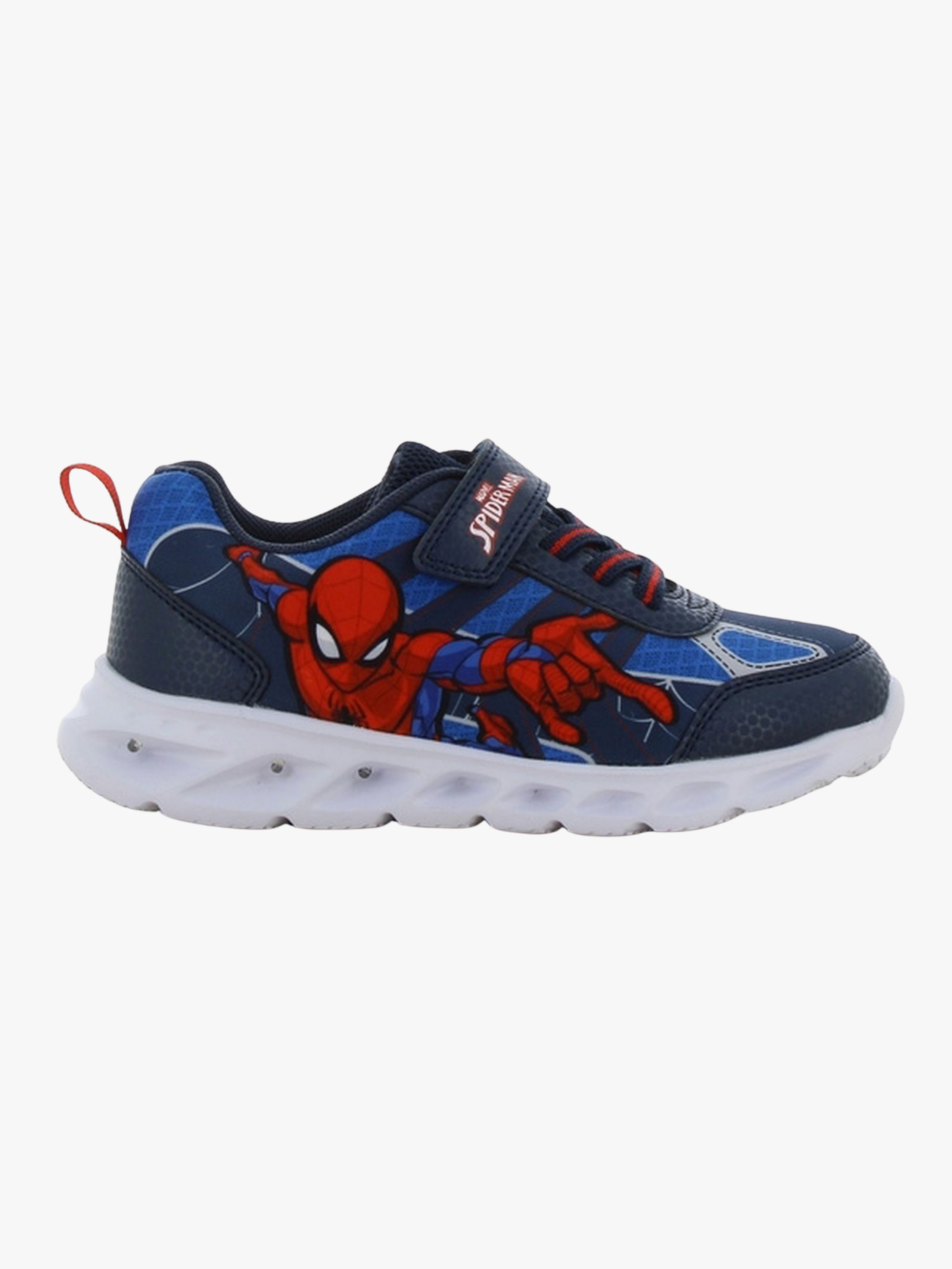Marvel Spider-Man Blinkande Sneakers, Navy/Blue, 30