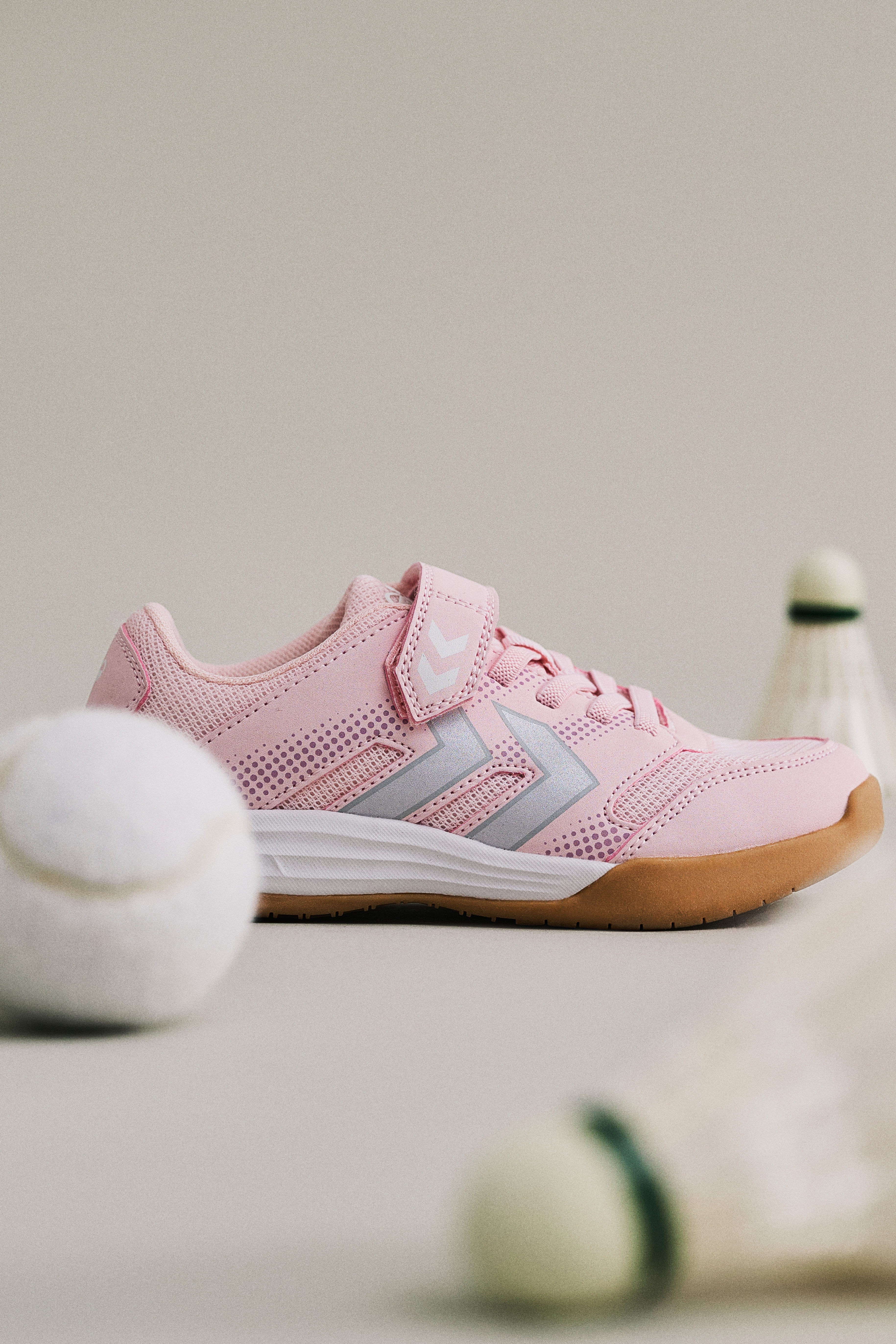 Hummel Multiplay Stable Jr Träningsskor, Pink-A-Boo, 29